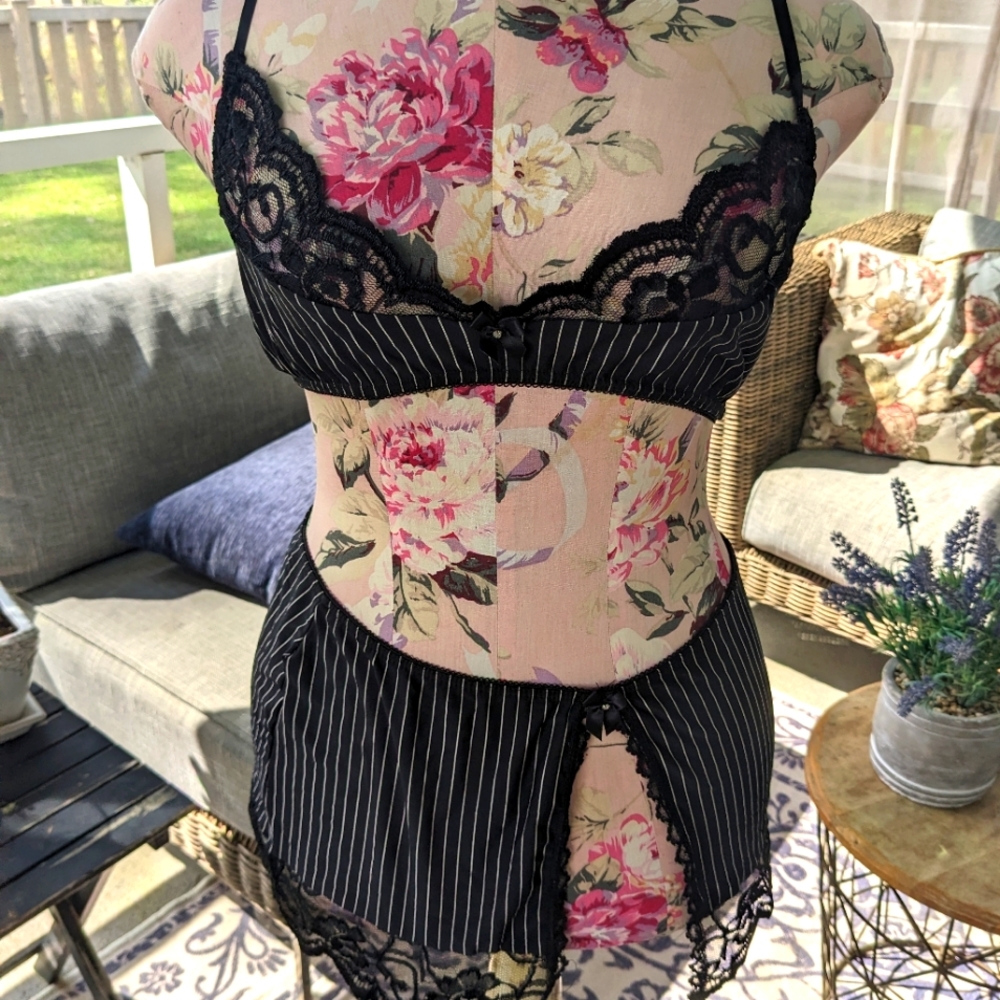 Black & White Lingerie Set